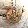 Unakite Dragonfly Necklace